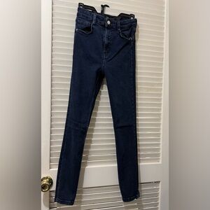 Zara Women Dark Blue Denim High Rise Jeans EUC